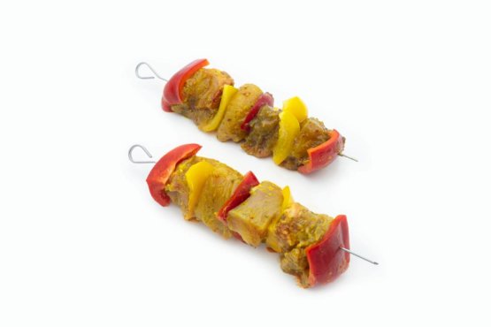 Brochettes de poulet curry indienne X12